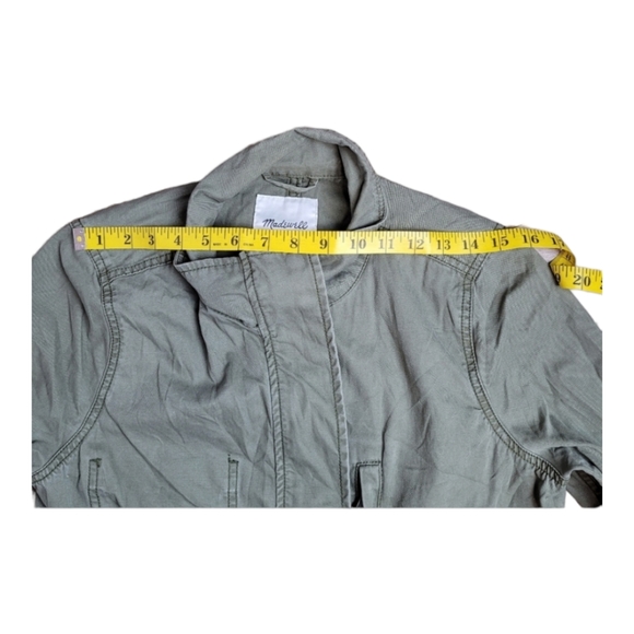 Madewell Passage Jacket surplus military-inspired field jacket khaki green coat - Picture 12 of 16